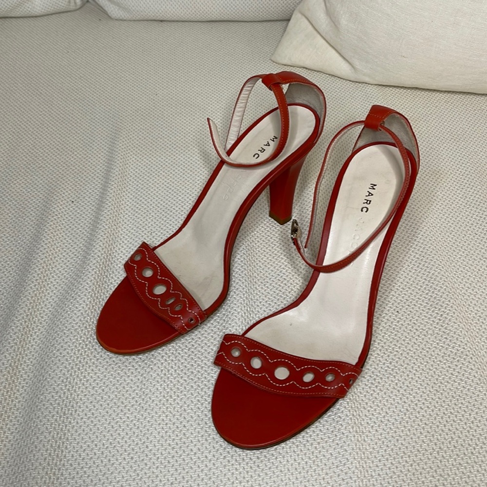 Red Marc Jacobs heels size 6.5
